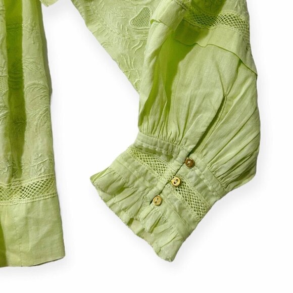 Ulla Johnson Annetta Blouse in Pistachio,  Size 2,  New with tag - Picture 12 of 15